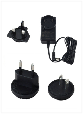 12 voltac gelijkstroom Verwisselbare Stopadapter onder CEI 62368 Standaardgoedkeuring