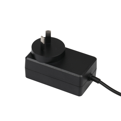Muur Opgezette van de de Omschakelingsvoeding van 2.5A 9V de Adapter24w Output met Austrial-Stop